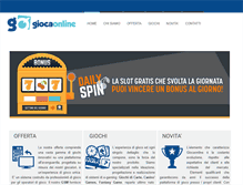 Tablet Screenshot of giocaonlinesrl.it